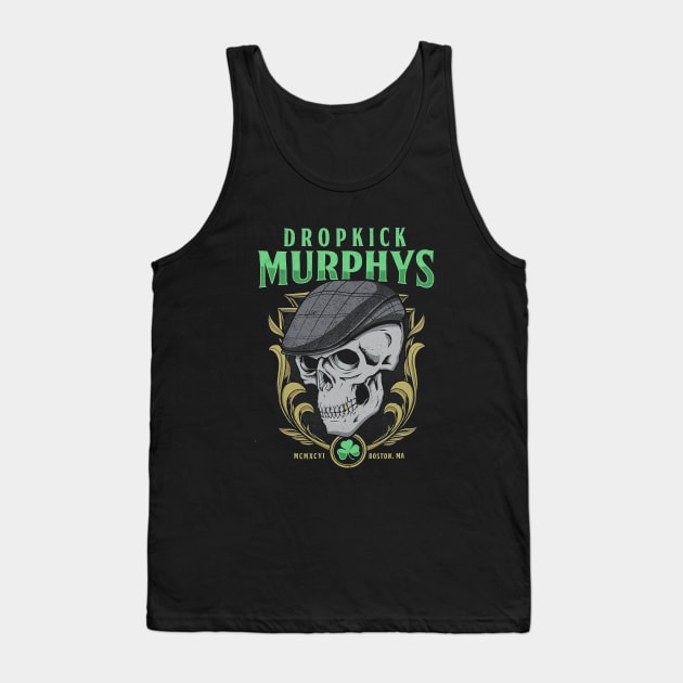 DropMurp Skull Tank Top by Art Makon Realist Artis